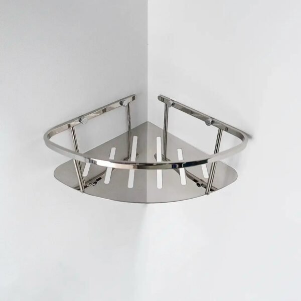 MA-C4L-002 Esquinero Simple de ducha Acero Inoxidable brillante