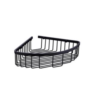 MA-C4L-006 Esquinero Simple de ducha Acero Inoxidable Negro