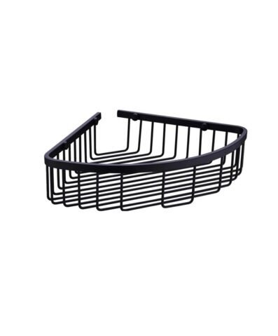 MA-C4L-006 Esquinero Simple de ducha Acero Inoxidable Negro