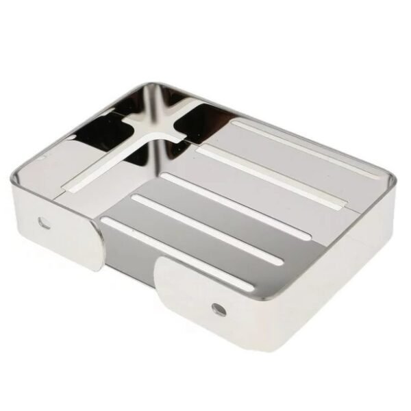 MA-JAI-001 Jabonera Cuadrada Acero Inoxidable Brillante