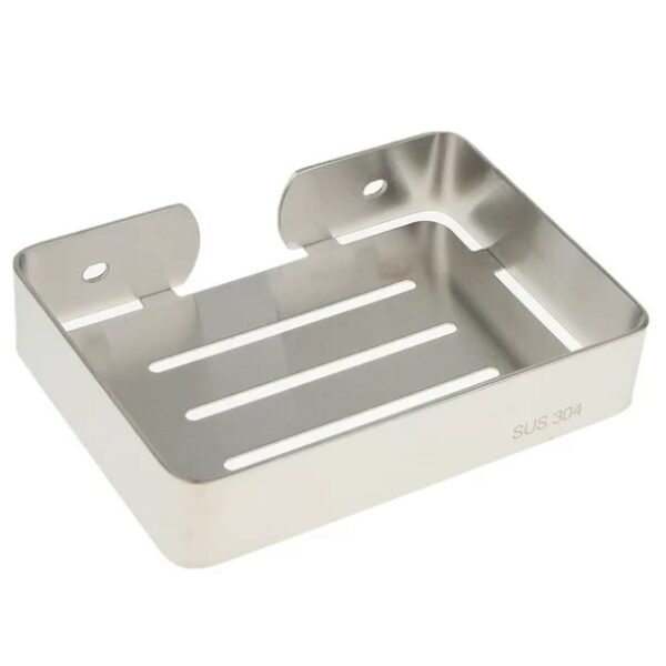 MA-JAI-004 Jabonera Cuadrada Acero Inoxidable Satinado