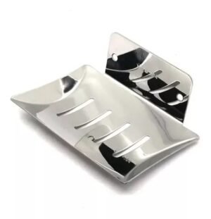 MA-JAI-007 Jabonera liviana de Acero Inoxidable brillante