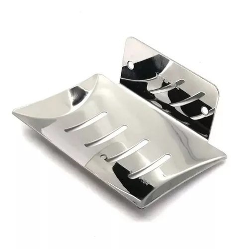 MA-JAI-007 Jabonera liviana de Acero Inoxidable brillante