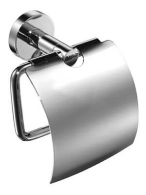 MA-PPR-001 Portarrollo con Tapa Acero Inox Brillante