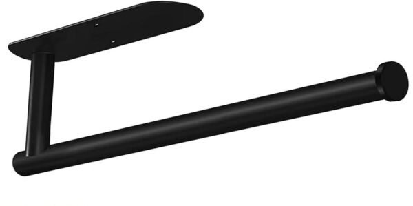 Porta papel Toalla 32cm Acero Inox Negro