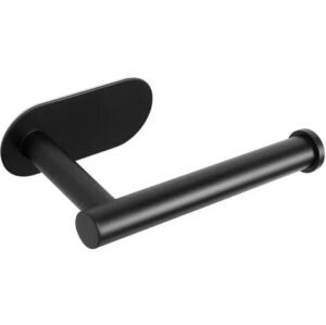 MA-PPR-011 Portarrollo Vertical Acero Inox Negro