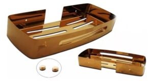 MA-RFN-D01 Repisa rectangular para ducha Dorado Brillante