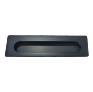 Tirador Tina Rectangular 128mm Negro Mate