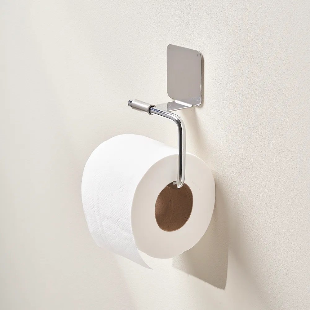 Portarrollo Vertical con base Acero Inox Brillante