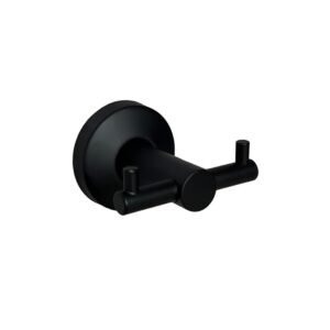 Perchero de punto redondo Negro