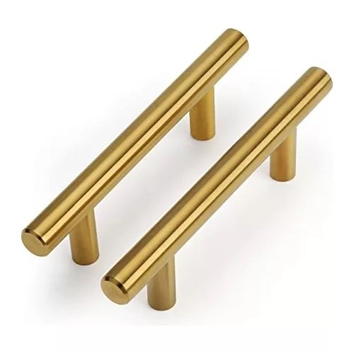 Jalador de Perilla Aluminio Color Dorado Mia 32MM