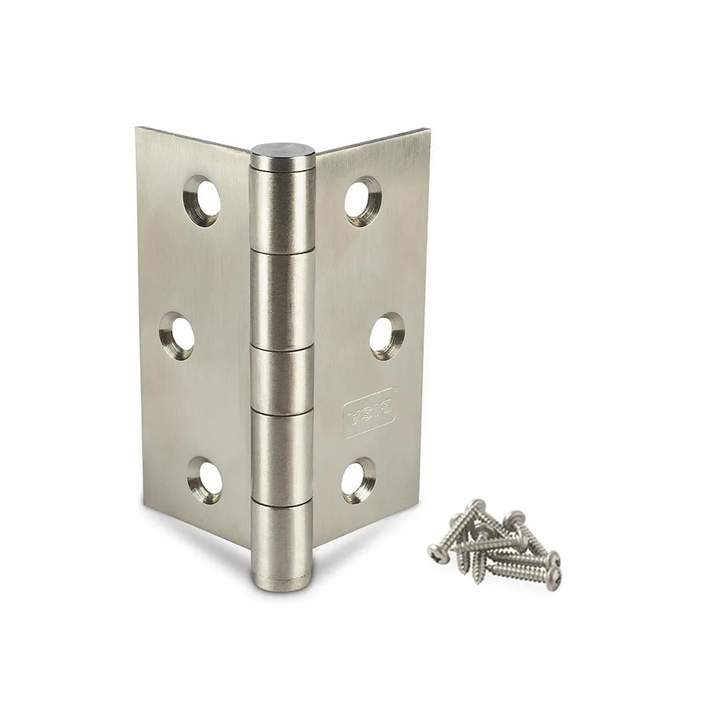 Bisagra Capuchina Acero Inoxidable 4" x 3" SUS 304 Eurolocks (Par)
