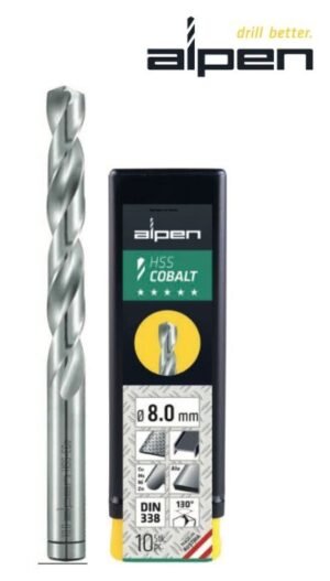 Broca para vidrio 10mm - 3/8" Alpen