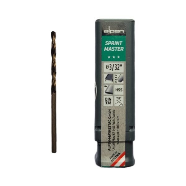 fierro332 Broca para Fierro 3/32" Alpen