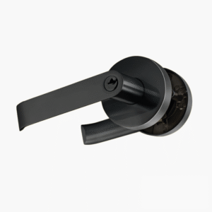 Cerradura Manija Para Dormitorio Hana Negro Mate Eurolocks