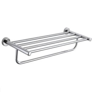 organizadortoallabri Organizador de Toalla de 60cm Acero Inox Brillante