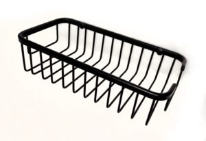 rejilla Repisa rejilla rectangular para ducha Negro Mate