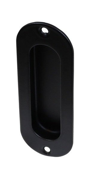 Tirador Tina Ovalado 96mm Negro Mate