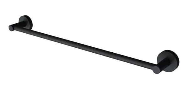 Toallero Largo 60cm Negro Mate