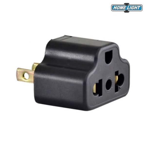 Adaptador Universal de Enchufe Negro HomeLight