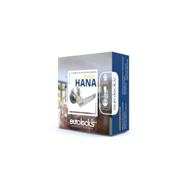 651dc4540bd30 Cerradura Manija Para Dormitorio Hana Acero Inoxidable Eurolocks
