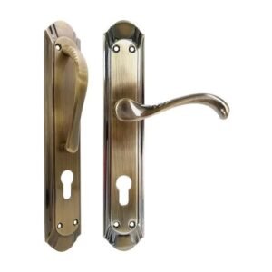 EV-MAP-007 Manija Principal con Placa Bronce Antiguo Eurolocks