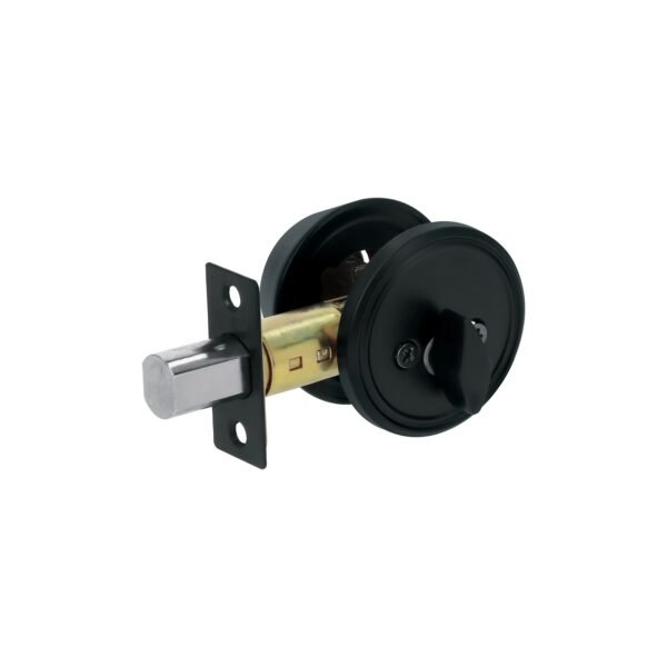 Cerrojo de Seguridad Simple Negro Mate Eurolocks