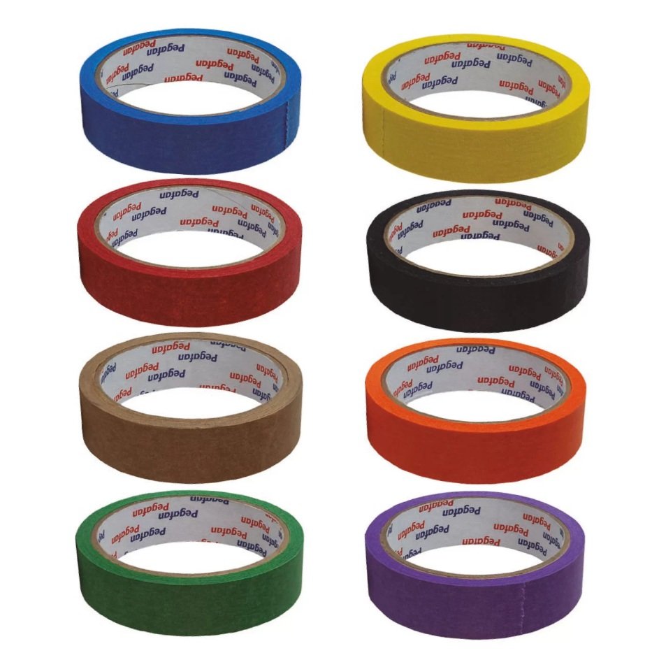cintasmasking Cinta Masking Tape Azul 1″ x 40 Yds Pegafan