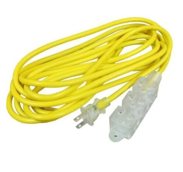 Extensión Amarilla de 5 Metros x 3 Tomas 16 AWG HomeLight