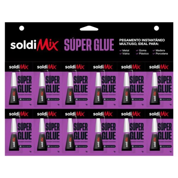 Pegamento Soldimix Super Glue x 12Und