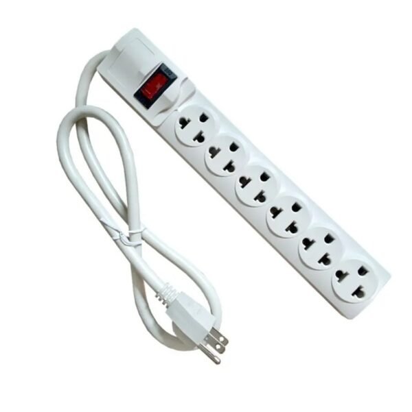 supreblan Supresor de pico 6 Tomas Blanco x 1mtr HomeLight