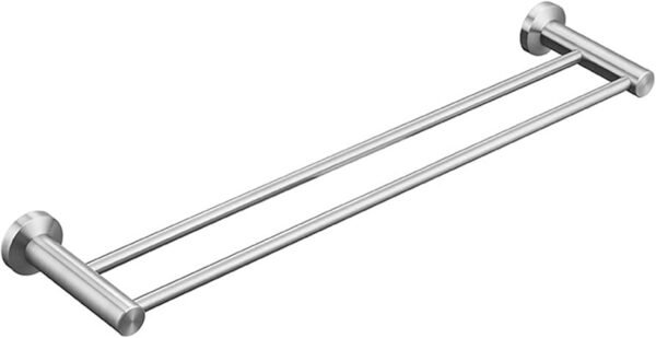 Toallero Largo Doble Acero Inoxidable SUS 304 60cm