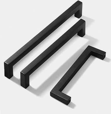 Jalador Tirador Acero Inox Negro Mod. Hamburgo Liviano