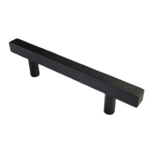 Jalador Tirador Acero Inox Negro Mod. Lisboa Liviano