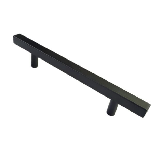 Jalador Tirador Acero Inox Negro Mod. Lisboa Liviano