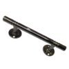 Tirador Zamac Texas Recto Color Negro Brillante 96mm – 128mm