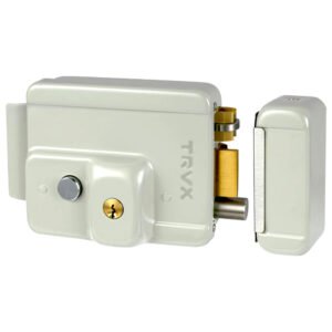 Cerradura Electrica Con Boton 2 Golpes Travex