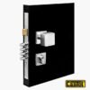 Cerradura de Embutir Principal Cuadrada Ac. Inox 3 Golpes Cantol - Reversible
