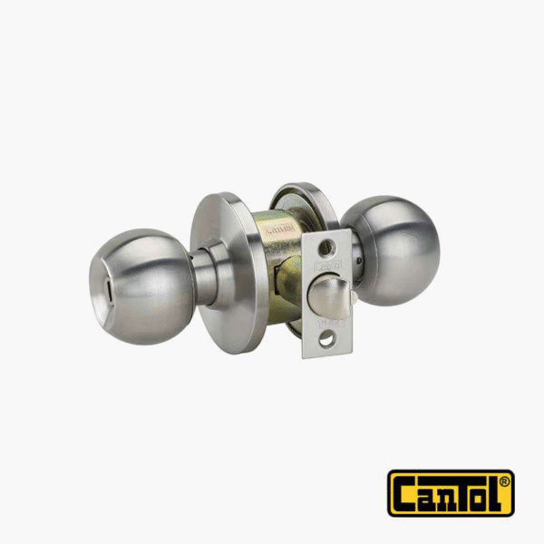 Cerradura Pomo Baño BL-61 Cantol Ac. Inox