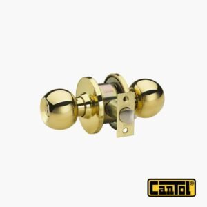 Cerradura Pomo Dormitorio BL-70 Bronce Pulido
