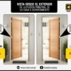 Bisagra Capuchina Aluminizada 3 x 3 Cantol