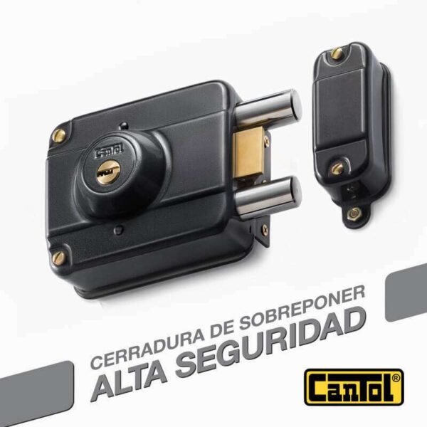 Cerradura de Sobreponer Blindada Alta Seguridad 440 Cantol