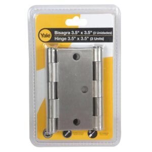 Bisagra Zincada Capuchina 3.5 x 3.5 Yale Blister 3 Und