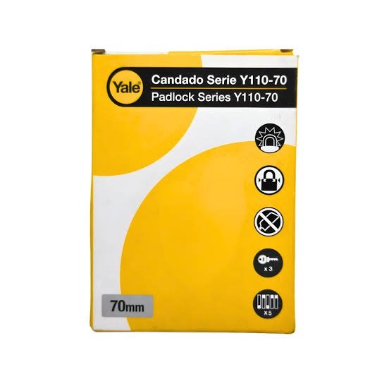 Candado Blindado Yale Y110-70mm