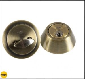 Cerrojo de Seguridad Kent Bronce Antiguo Simple Yale
