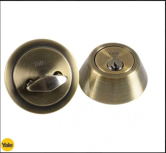 Cerrojo de Seguridad Kent Bronce Antiguo Simple Yale