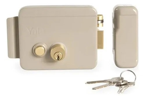 derechaboton Cerradura Eléctrica con Botón Derecho Yale